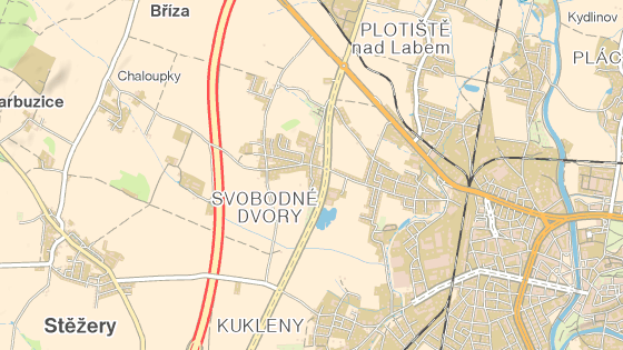 Ulice K Meteoru s bytovými domy ve Svobodných Dvorech Ulice K Meteoru s bytovými domy ve Svobodných Dvorech
