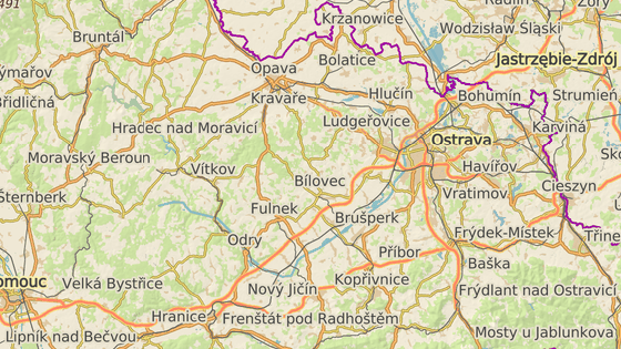 Mapa samosb�r� �esneku v Moravskoslezsk�m kraji 2026
