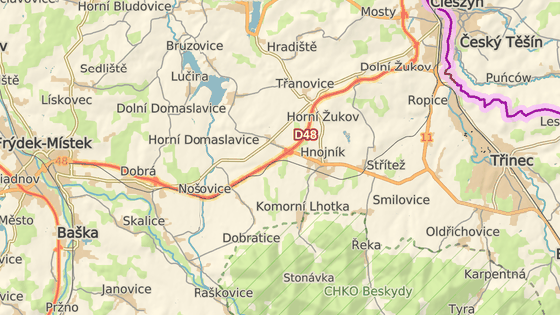 D48'e kamyon çarptı, gürültü bariyeri çöktü