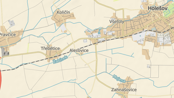 Nehoda se stala v obci Tebtice mezi Hulnem a Holeovem na Kromsku.