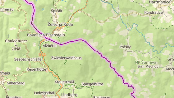 Zvířecí park je poblíž obce Ludwigsthal. Zvířecí park je poblíž obce Ludwigsthal.