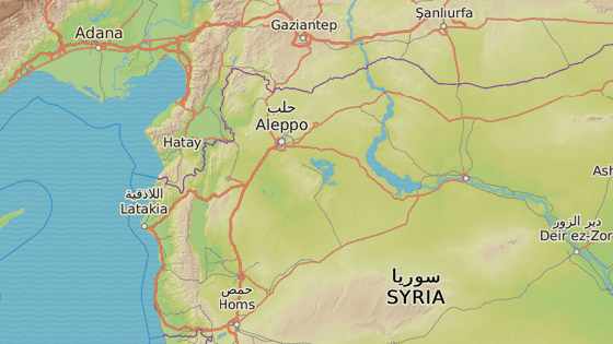 Dbik le asi 40 kilometr severovchodn od Aleppa u hranic s Tureckem.