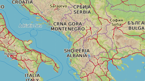 Sh�ngjin (�erven�) a Gjad�r (�ern�)