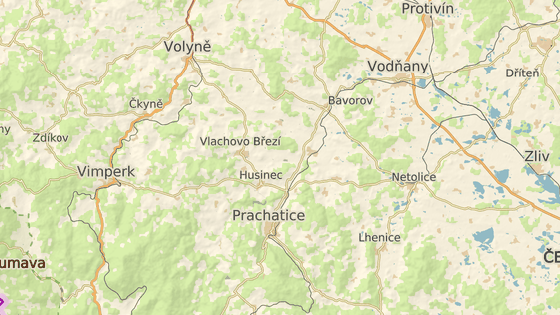 Nehoda se stala na silnici z Prachatic do Bavorova.