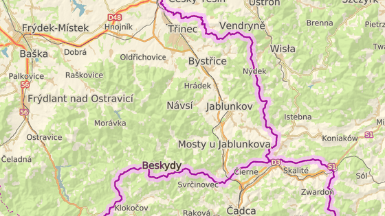 Jilm zvan Hrani roste v Bukovci na Tinecku, kousek od esko-polsk hranice.