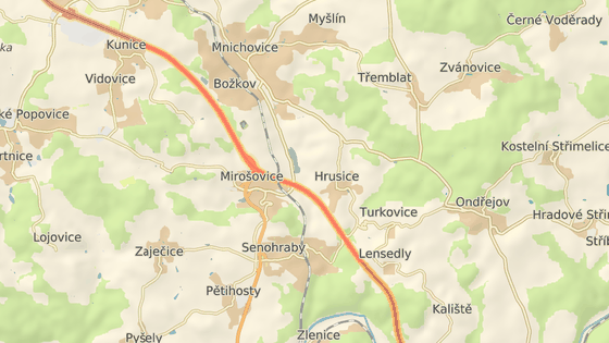 Přibližné místo nehody cisterny, která byla součástí vojenského konvoje. Přibližné místo nehody cisterny, která byla součástí vojenského konvoje.