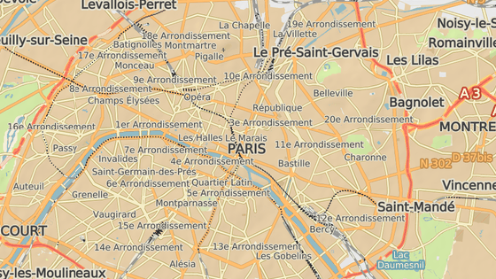 H�bitov Père-Lachaise ve 20. pa��sk�m obvodu.