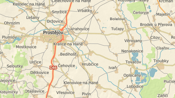 Silně opilý řidič jel po trase z Tovačova přes Bedihošť a okraj Prostějova, kde najel na dálnici.