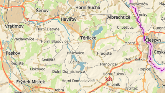 Těrlická přehrada Těrlická přehrada