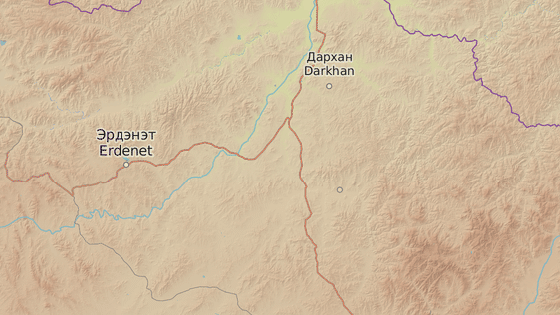 Mongolsk msto Erdenet