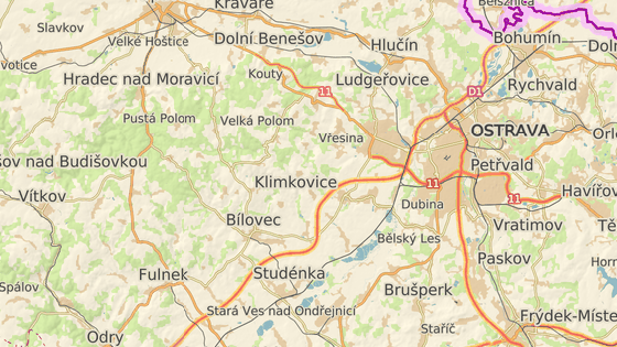 Mapa samosběrů jahod v Moravskoslezském kraji Mapa samosběrů jahod v Moravskoslezském kraji