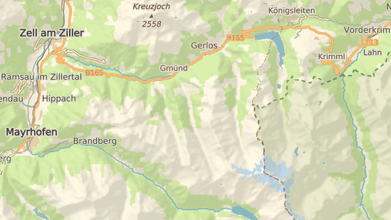 Hora Gabler v masivu Reichenspitzgruppe