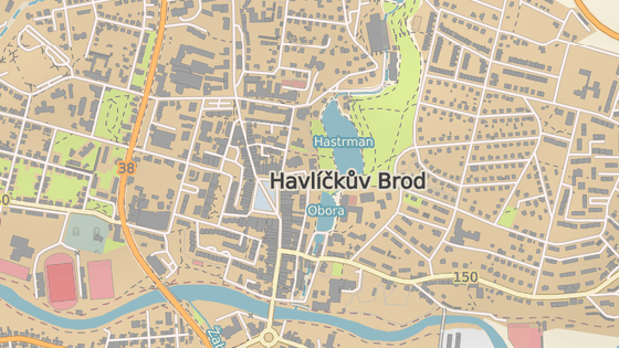 Dm stl v Koz ulici na severnm okraji historickho centra Havlkova Brodu.