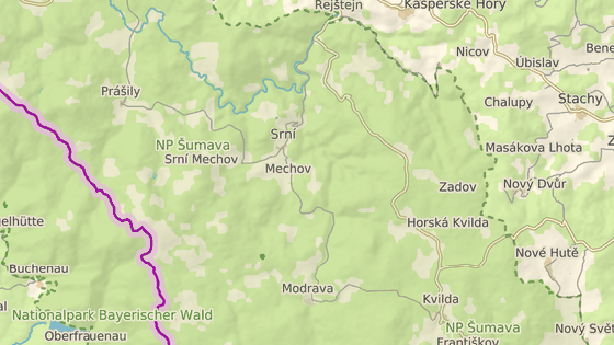 Prášilské jezero na Šumavě Prášilské jezero na Šumavě