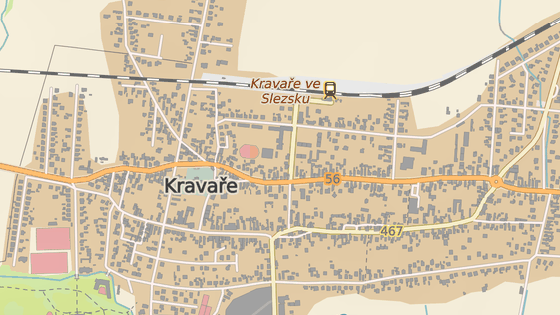 Nehoda se stala v Kravařích na Nádražní ulici poblíž základní školy.