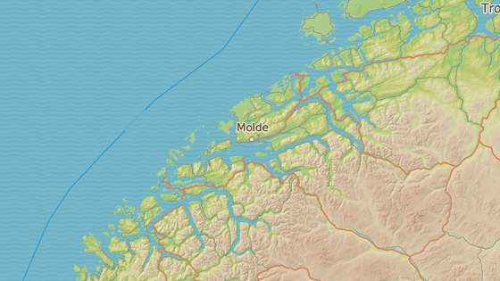 Hustadvika je poben oblast mezi norskmi msty Molde a Kristiansund