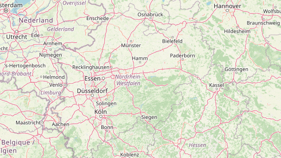Düsseldorf (červeně) a Duisburg (modře) Düsseldorf (červeně) a Duisburg (modře)
