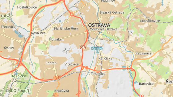 Doln Vtkovice tvo ir centrum Ostravy.