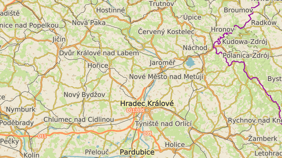 Mapa samosběrů jahod v Královéhradeckém kraji Mapa samosběrů jahod v Královéhradeckém kraji