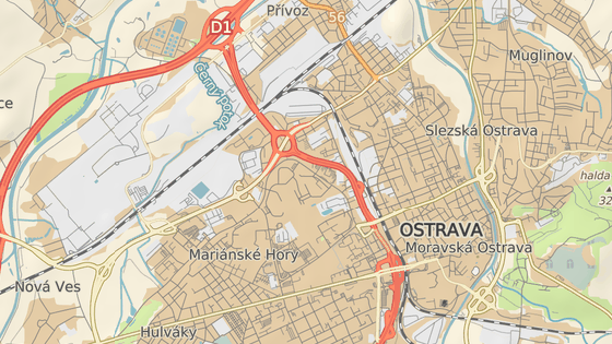 Ropné laguny leží poblíž hustě osídlených částí Ostravy. Ropné laguny leží poblíž hustě osídlených částí Ostravy.
