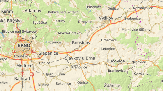 Hromadn� nehoda na D1 u Rous�nova