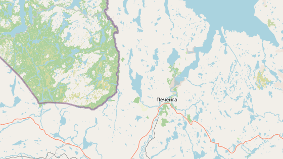 Hranici Norska (mod�e) d�l� od �dol� Pe�enga jen pouh�ch 11 km.