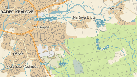 Pozemky mezi Malšovicemi a Malšovickou Lhotou zatím zůstávají prázdné. Pozemky mezi Malšovicemi a Malšovickou Lhotou zatím zůstávají prázdné.
