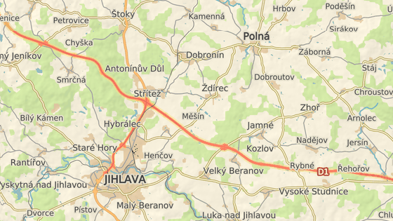 Nehoda se stala na 116. kilometru D1 ve smru na Brno.