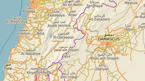 Darja se nachz nedaleko Damaku
