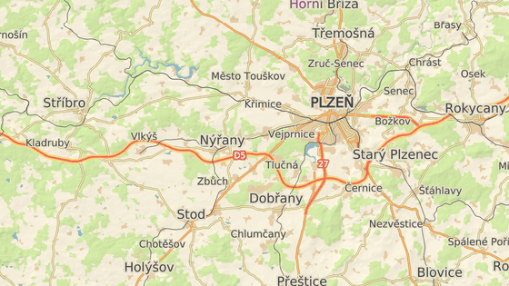 Dlnice D5 se vyboulila pobl Nan na Plzesku.