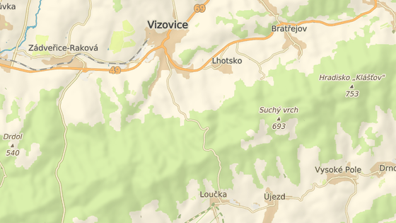 Rozhledna Doubrava se nachz mezi Vizovicemi a Loukou.