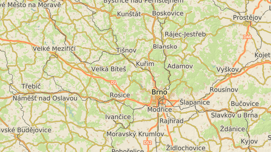 Mapa samosb�r� �esneku v Jihomoravsk�m kraji 2026