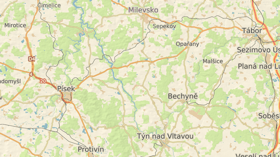 Nehoda se stala na silnici mezi obcemi Bernartice a Radětice.