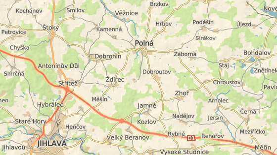 Autobus s patnácti dětmi havaroval mezi Polnou a Věžničkou na Jihlavsku.