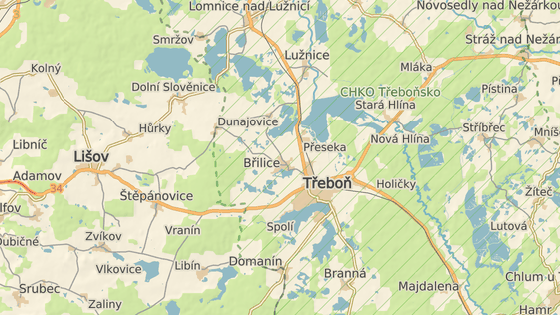 Nehoda se stala v úterý odpoledne poblíž Třeboně.