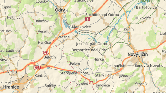 Nehoda se stala na dálnici D1 u čerpací stanice v katastru obce Vražné na Novojičínsku. Nehoda se stala na dálnici D1 u čerpací stanice v katastru obce Vražné na Novojičínsku.