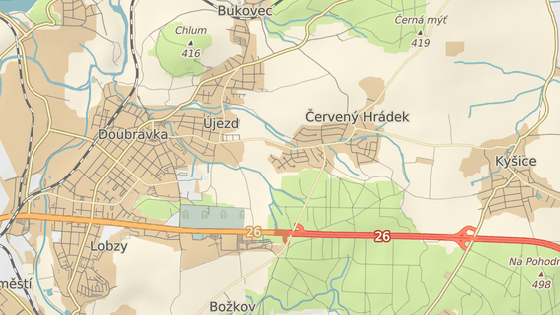 Místo úniku plynu z poškozeného potrubí Místo úniku plynu z poškozeného potrubí