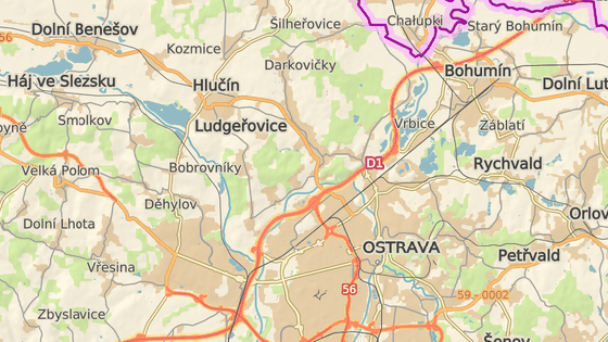 Vrch Landek stojí na severním okraji Ostravy, a to v obvodu Peřkovice.