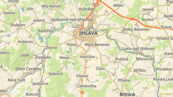 Výskyt zvířete hlásili lidé od Vílance a Cerekvičky (modrá značka), fotopast ho zachytila u Henčova (červená). Výskyt zvířete hlásili lidé od Vílance a Cerekvičky (modrá značka), fotopast ho zachytila u Henčova (červená).