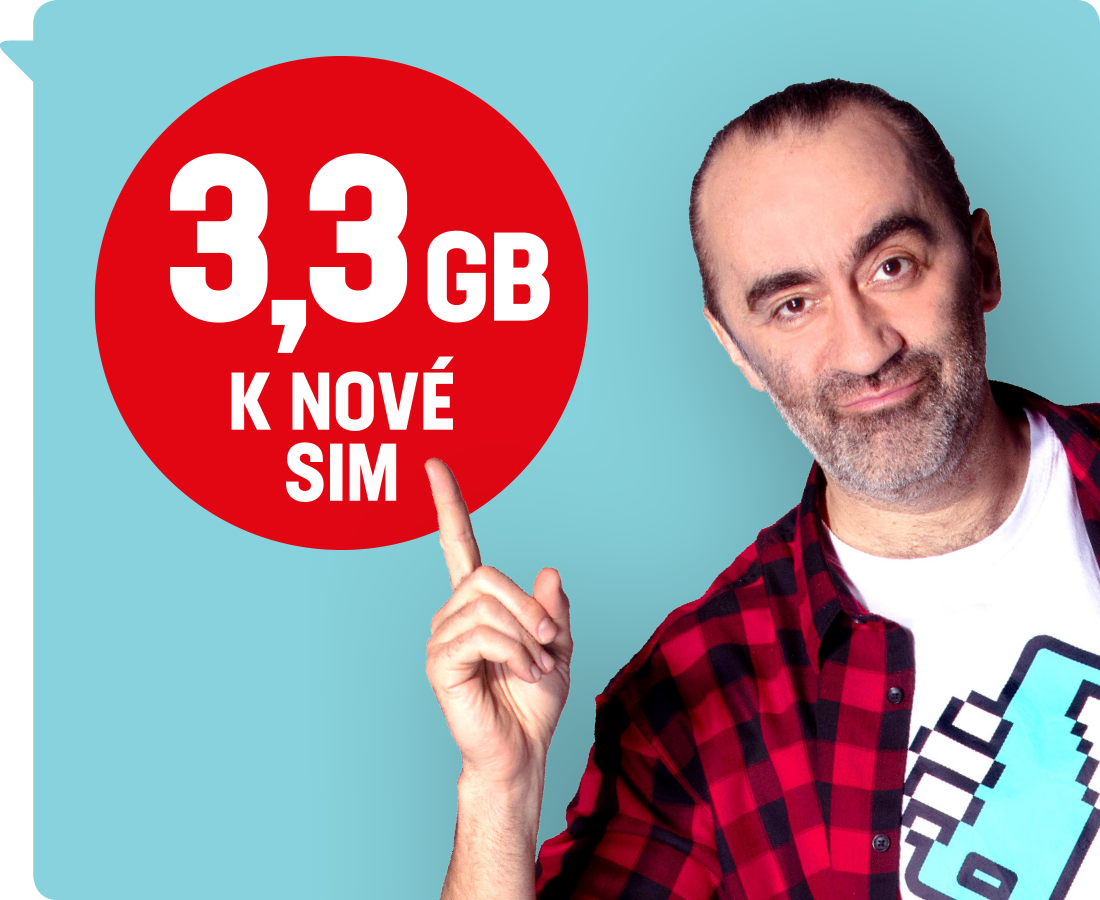Extra datová nadílka k nové SIM! Extra datová nadílka k nové SIM!
