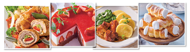 Kucharka menu