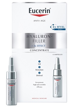 EUCERIN hyal-filler 3xEffect Concentrate srum(6x ampule) 