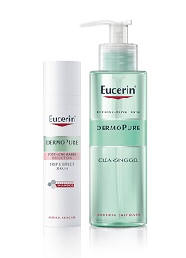 Eucerin DermoPure sérum + čistící gel