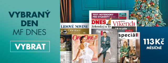 Pedplatn MF DNES jako drek: noviny dle vbru dn, kad den jin tematick asopis - cena 113 K / msc