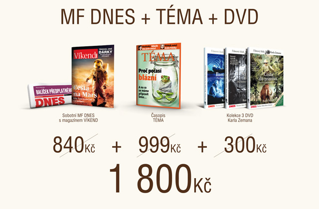 Balek MF DNES + TMA + DVD