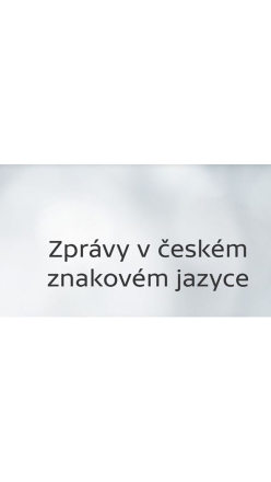 Zprvy v eskm znakovm jazyce