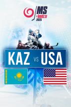 MS v hokeji 2025: Kazachstan - USA