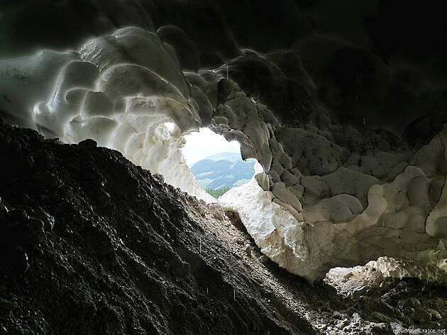 Grotta della Neve - okno