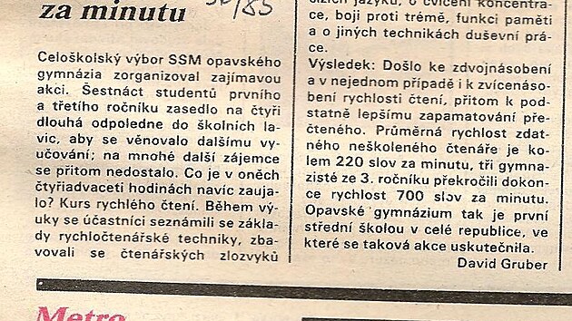 lnek z Mladho svta 36/1985