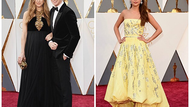 Herci Eddie Redmayne s manelkou a Alicia Vikander. 